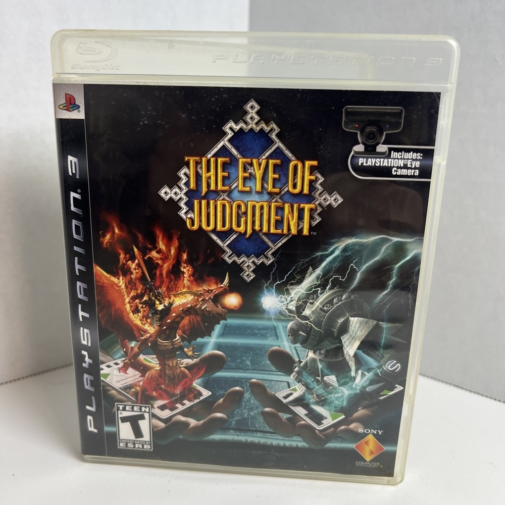 Sony PlayStation 3 PS3 The Eye of Judgment Strategy Game 2007 BCUS-98123